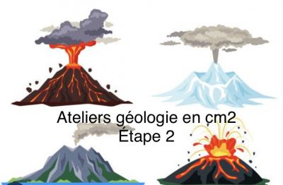 Ateliers géologie en CM2 - Etape 2