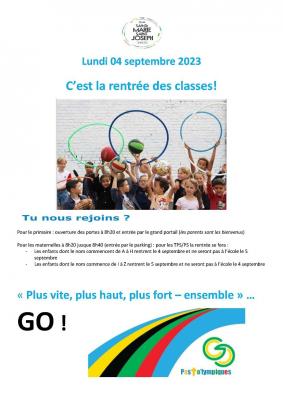 Bonne rentrée