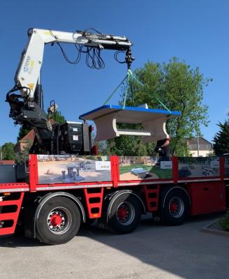 La table de ping-pong est arrivée !
