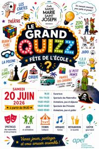 Fête de l'école le 20 juin 2026
